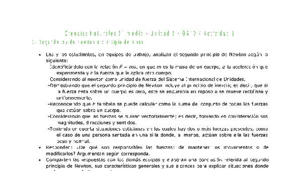 Ciencias Naturales 2 medio-Unidad 2-OA10-Actividad 5 Ciencias Naturales 2 medio-Unidad 2-OA10-Actividad 5