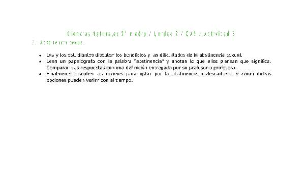 Ciencias Naturales 2 medio-Unidad 2-OA5-Actividad 3 Ciencias Naturales 2 medio-Unidad 2-OA5-Actividad 3