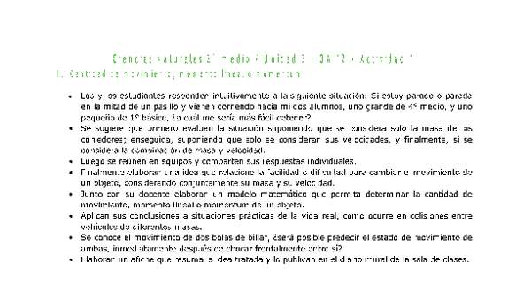 Ciencias Naturales 2 medio-Unidad 3-OA12-Actividad 1 Ciencias Naturales 2 medio-Unidad 3-OA12-Actividad 1