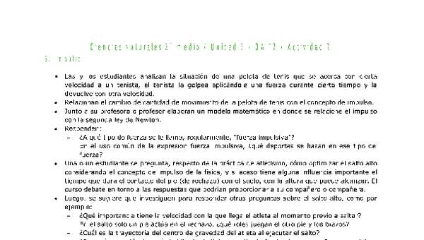 Ciencias Naturales 2 medio-Unidad 3-OA12-Actividad 2 Ciencias Naturales 2 medio-Unidad 3-OA12-Actividad 2