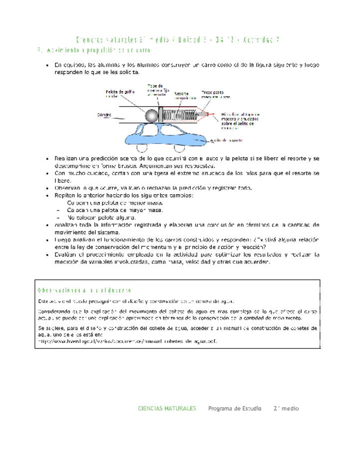 Ciencias Naturales 2 medio-Unidad 3-OA12-Actividad 7 Ciencias Naturales 2 medio-Unidad 3-OA12-Actividad 7