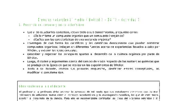 Ciencias Naturales 2 medio-Unidad 3-OA17-Actividad 1 Ciencias Naturales 2 medio-Unidad 3-OA17-Actividad 1