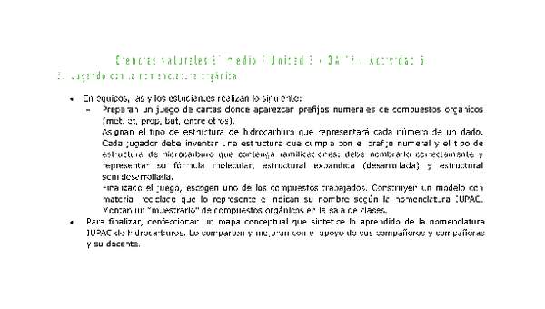 Ciencias Naturales 2 medio-Unidad 3-OA17-Actividad 5 Ciencias Naturales 2 medio-Unidad 3-OA17-Actividad 5