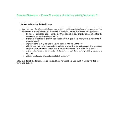 Ciencias Naturales 2 medio-Unidad 4-OA13-Actividad 5 Ciencias Naturales 2 medio-Unidad 4-OA13-Actividad 5