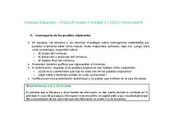 Ciencias Naturales 2 medio-Unidad 4-OA13-Actividad 9 Ciencias Naturales 2 medio-Unidad 4-OA13-Actividad 9