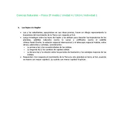 Ciencias Naturales 2 medio-Unidad 4-OA14-Actividad 1 Ciencias Naturales 2 medio-Unidad 4-OA14-Actividad 1