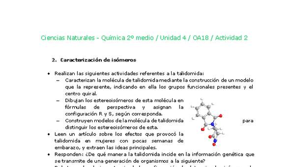 Ciencias Naturales 2 medio-Unidad 4-OA18-Actividad 2 Ciencias Naturales 2 medio-Unidad 4-OA18-Actividad 2