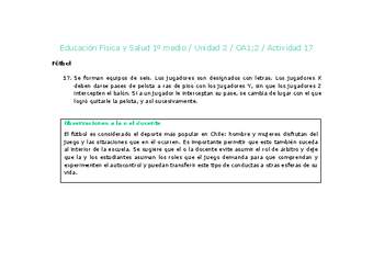 Educación Física 1 medio-Unidad 2-OA1;2-Actividad 17 Educación Física 1 medio-Unidad 2-OA1;2-Actividad 17