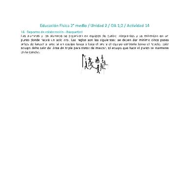 Educación Física 2 medio-Unidad 2-OA1;2-Actividad 14 Educación Física 2 medio-Unidad 2-OA1;2-Actividad 14