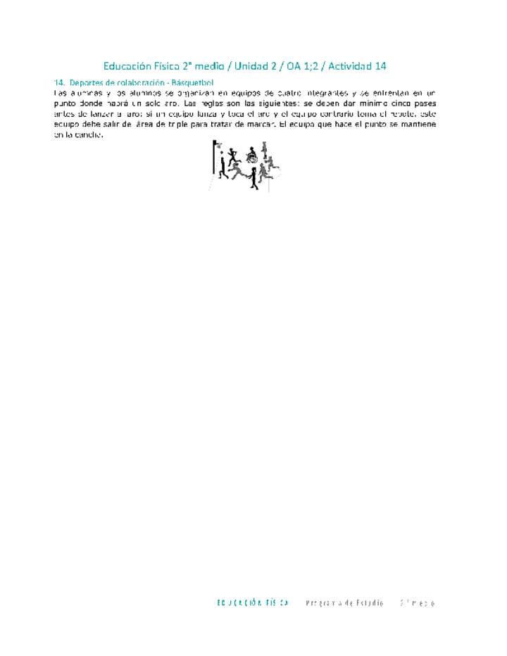 Educación Física 2 medio-Unidad 2-OA1;2-Actividad 14 Educación Física 2 medio-Unidad 2-OA1;2-Actividad 14