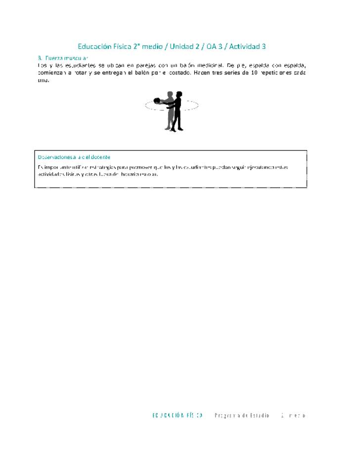 Educación Física 2 medio-Unidad 2-OA3-Actividad 3 Educación Física 2 medio-Unidad 2-OA3-Actividad 3