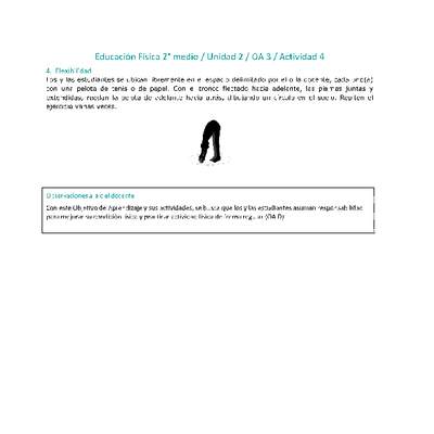 Educación Física 2 medio-Unidad 2-OA3-Actividad 4 Educación Física 2 medio-Unidad 2-OA3-Actividad 4