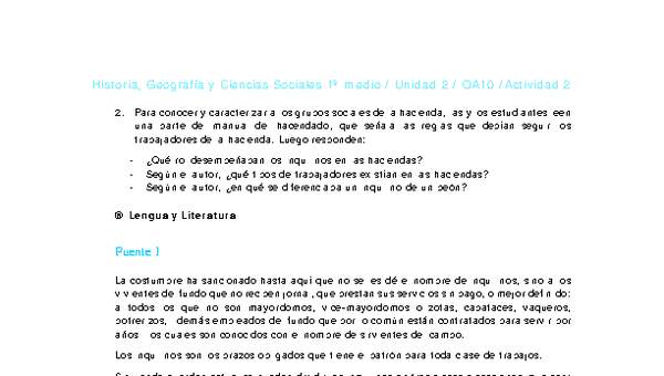 Historia 1 medio-Unidad 2-OA10-Actividad 2 Historia 1 medio-Unidad 2-OA10-Actividad 2