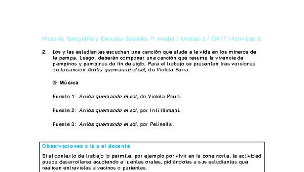 Historia 1 medio-Unidad 2-OA17-Actividad 2 Historia 1 medio-Unidad 2-OA17-Actividad 2