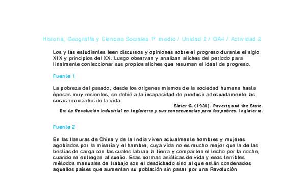 Historia 1 medio-Unidad 2-OA4-Actividad 2 Historia 1 medio-Unidad 2-OA4-Actividad 2