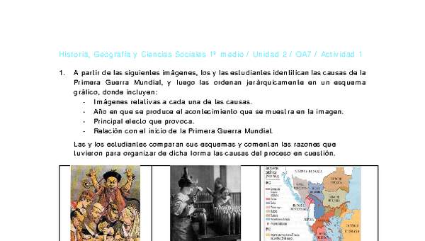 Historia 1 medio-Unidad 2-OA7-Actividad 1 Historia 1 medio-Unidad 2-OA7-Actividad 1
