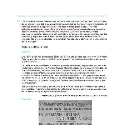 Historia 1 medio-Unidad 2-OA7-Actividad 2 Historia 1 medio-Unidad 2-OA7-Actividad 2