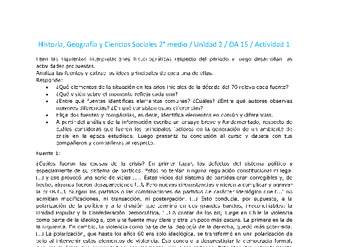 Historia 2 medio-Unidad 2-OA15-Actividad 1 Historia 2 medio-Unidad 2-OA15-Actividad 1