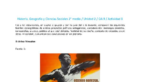 Historia 2 medio-Unidad 2-OA9-Actividad 1 Historia 2 medio-Unidad 2-OA9-Actividad 1