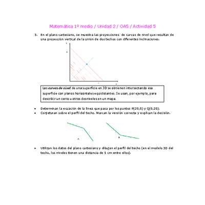 Matemática 1 medio-Unidad 2-OA5-Actividad 5 Matemática 1 medio-Unidad 2-OA5-Actividad 5