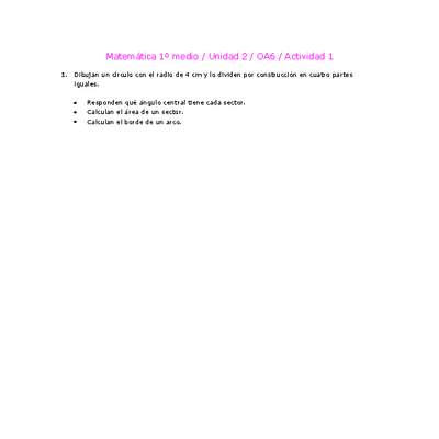 Matemática 1 medio-Unidad 2-OA6-Actividad 1 Matemática 1 medio-Unidad 2-OA6-Actividad 1