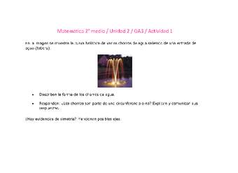 Matemática 2 medio-Unidad 2-OA3-Actividad 1 Matemática 2 medio-Unidad 2-OA3-Actividad 1