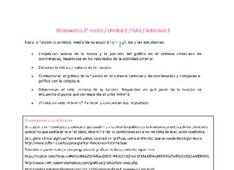 Matemática 2 medio-Unidad 2-OA3-Actividad 3 Matemática 2 medio-Unidad 2-OA3-Actividad 3