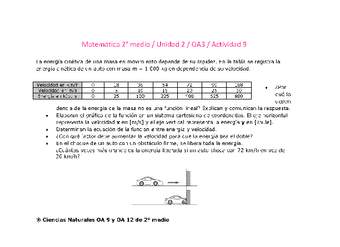 Matemática 2 medio-Unidad 2-OA3-Actividad 9 Matemática 2 medio-Unidad 2-OA3-Actividad 9