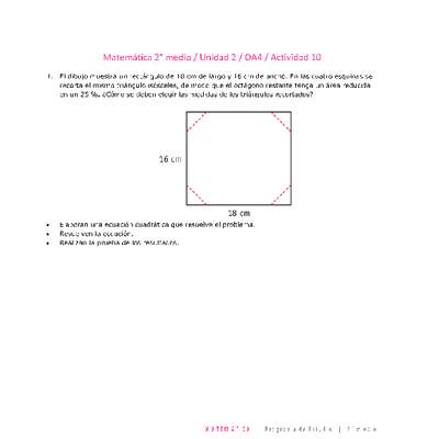 Matemática 2 medio-Unidad 2-OA4-Actividad 10 Matemática 2 medio-Unidad 2-OA4-Actividad 10