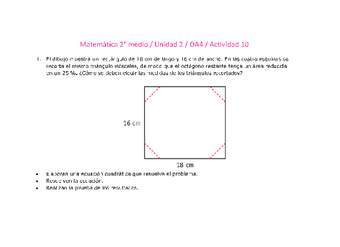 Matemática 2 medio-Unidad 2-OA4-Actividad 10 Matemática 2 medio-Unidad 2-OA4-Actividad 10