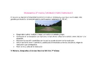 Matemática 2 medio-Unidad 2-OA4-Actividad 3 Matemática 2 medio-Unidad 2-OA4-Actividad 3