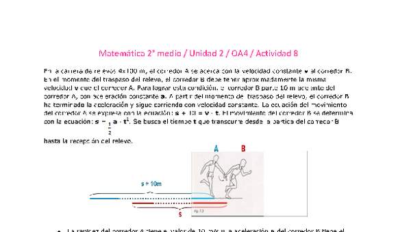Matemática 2 medio-Unidad 2-OA4-Actividad 8 Matemática 2 medio-Unidad 2-OA4-Actividad 8