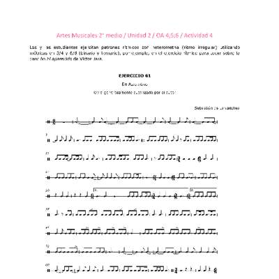 Artes Musicales 2 medio-Unidad 2-OA4;5;6-Actividad 4 Artes Musicales 2 medio-Unidad 2-OA4;5;6-Actividad 4