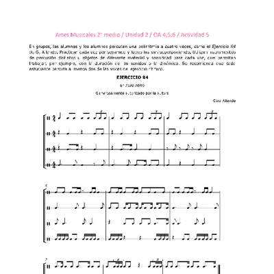 Artes Musicales 2 medio-Unidad 2-OA4;5;6-Actividad 5 Artes Musicales 2 medio-Unidad 2-OA4;5;6-Actividad 5