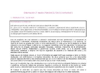 Orientación 2 medio-Unidad 2-OA3-Actividad 1 Orientación 2 medio-Unidad 2-OA3-Actividad 1