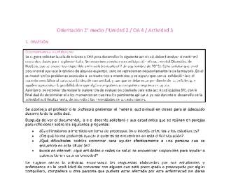 Orientación 2 medio-Unidad 2-OA4-Actividad 3 Orientación 2 medio-Unidad 2-OA4-Actividad 3