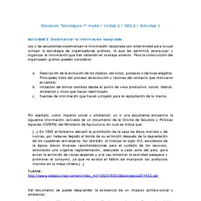 EduTec 1 medio-Unidad 2-OA5;6-Actividad 3 EduTec 1 medio-Unidad 2-OA5;6-Actividad 3