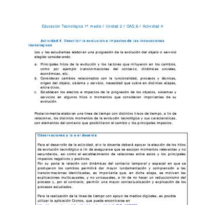 EduTec 1 medio-Unidad 2-OA5;6-Actividad 4 EduTec 1 medio-Unidad 2-OA5;6-Actividad 4