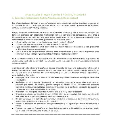Artes Visuales 2 medio-Unidad 3-OA3;5-Actividad 3 Artes Visuales 2 medio-Unidad 3-OA3;5-Actividad 3