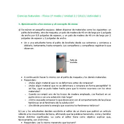 Ciencias Naturales 1 medio-Unidad 3-OA13-Actividad 1 Ciencias Naturales 1 medio-Unidad 3-OA13-Actividad 1