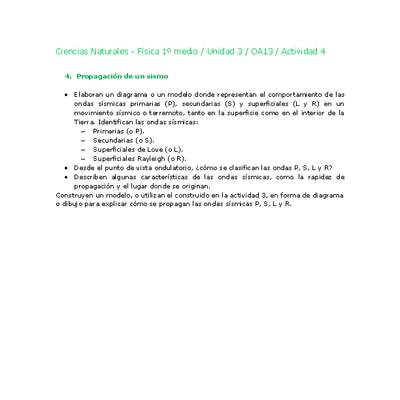 Ciencias Naturales 1 medio-Unidad 3-OA13-Actividad 4 Ciencias Naturales 1 medio-Unidad 3-OA13-Actividad 4