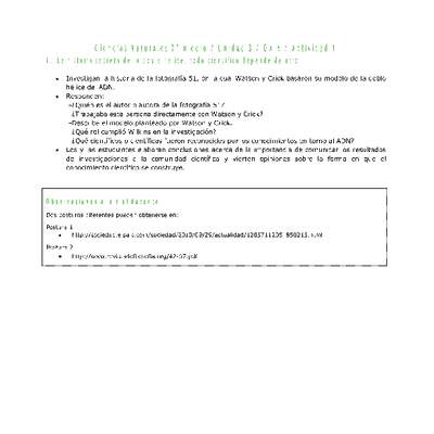 Ciencias Naturales 2 medio-Unidad 3-OA6-Actividad 1 Ciencias Naturales 2 medio-Unidad 3-OA6-Actividad 1
