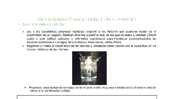 Ciencias Naturales 2 medio-Unidad 3-OA6-Actividad 4 Ciencias Naturales 2 medio-Unidad 3-OA6-Actividad 4