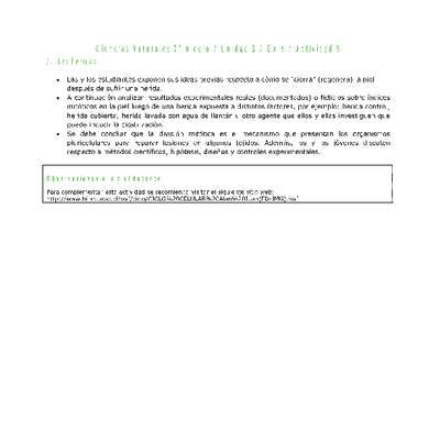 Ciencias Naturales 2 medio-Unidad 3-OA6-Actividad 5 Ciencias Naturales 2 medio-Unidad 3-OA6-Actividad 5