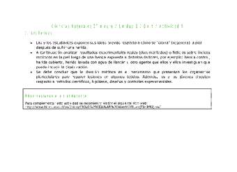 Ciencias Naturales 2 medio-Unidad 3-OA6-Actividad 5 Ciencias Naturales 2 medio-Unidad 3-OA6-Actividad 5