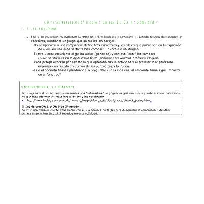 Ciencias Naturales 2 medio-Unidad 3-OA7-Actividad 4 Ciencias Naturales 2 medio-Unidad 3-OA7-Actividad 4