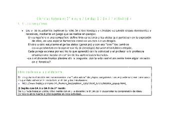 Ciencias Naturales 2 medio-Unidad 3-OA7-Actividad 4 Ciencias Naturales 2 medio-Unidad 3-OA7-Actividad 4