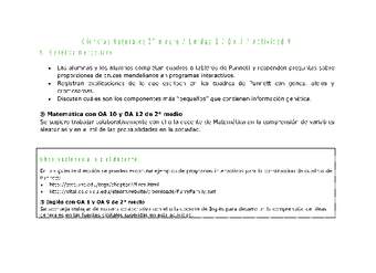 Ciencias Naturales 2 medio-Unidad 3-OA7-Actividad 9 Ciencias Naturales 2 medio-Unidad 3-OA7-Actividad 9