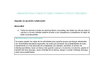 Educación Física 1 medio-Unidad 3-OA1;2-Actividad 4 Educación Física 1 medio-Unidad 3-OA1;2-Actividad 4
