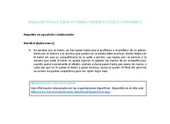 Educación Física 1 medio-Unidad 3-OA1;2-Actividad 9 Educación Física 1 medio-Unidad 3-OA1;2-Actividad 9